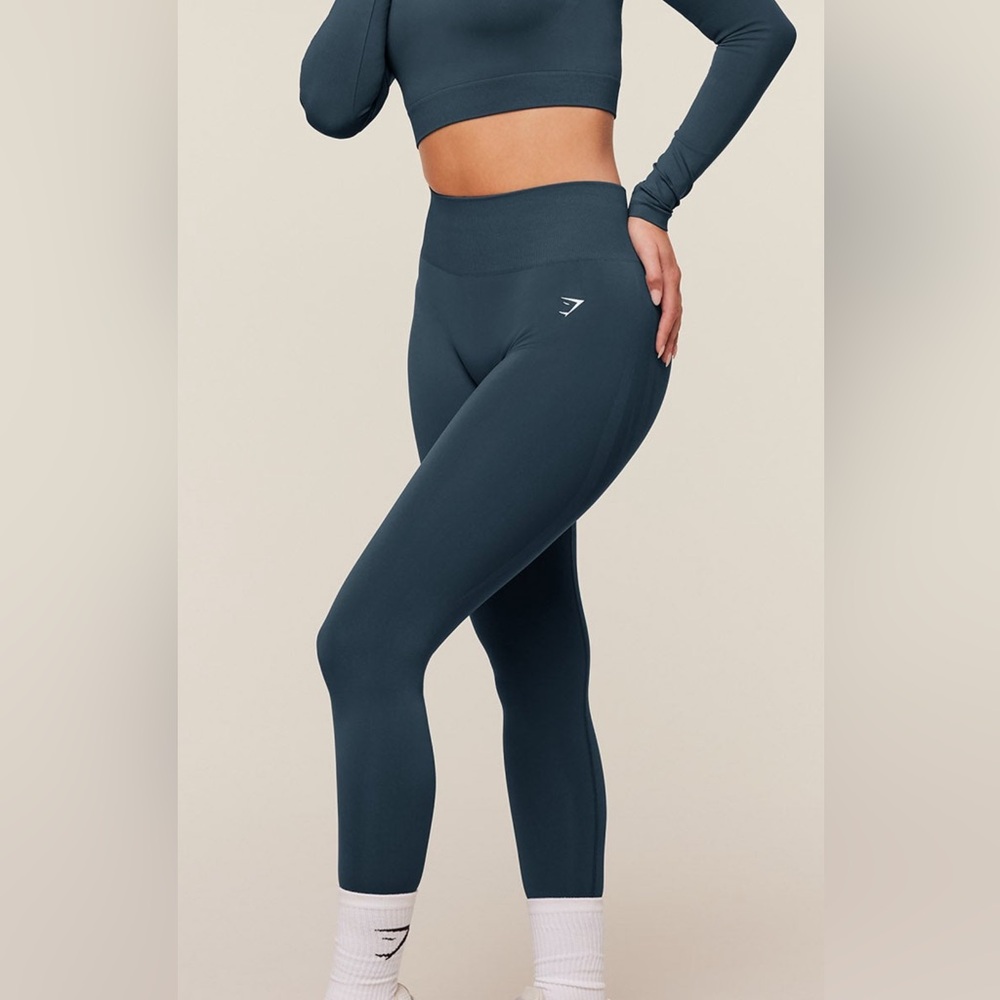 Everyday seamless leggings gymshark stealth blue